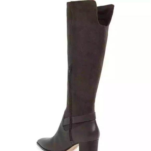 Sole Society Women's Daleena Knee High Boot Iron Brown Size 9 M $160 - Picture 2 of 9